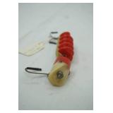 Vintage Dolly Rotator Red & White Fishing Lure