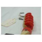 Vintage Dolly Rotator Red & White Fishing Lure