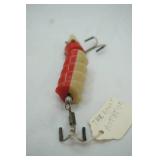 Vintage Dolly Rotator Red & White Fishing Lure