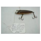 Vintage Rare Weighted Wood Oreno with glass eyes 1930