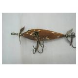 Vintage Heddon Dowagiac Wooden Minnow