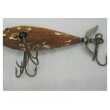 Vintage Heddon Dowagiac Wooden Minnow