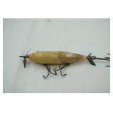 Vintage Heddon Dowagiac Wooden Minnow