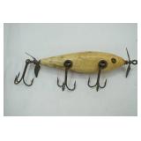 Vintage Heddon Dowagiac Wooden Minnow