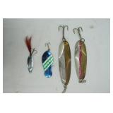 Vintage Spoon Lures 4ct