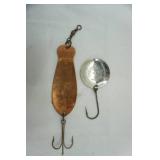 Vintage Spoon Lures 2ct