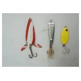 Vintage Fishing Lures 3ct