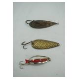 Vintage Fishing Lures 3ct