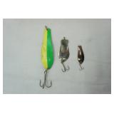 Vintage Fishing Lures 3ct