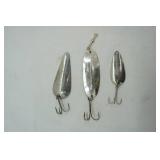 Vintage Fishing Lures 3ct