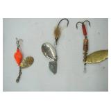 Vintage Spinnerbait Fishing Lures 5ct