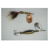 Vintage Spinnerbait Fishing Lures 5ct