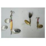 Vintage Spinnerbait Fishing Lures 5ct