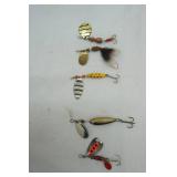 Vintage Spinnerbait Fishing Lures 5ct