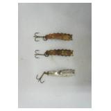 Vintage Fishing Lures 3ct