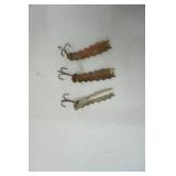 Vintage Fishing Lures 3ct