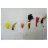 Vintage Fly Fishing Lure Lot 12ct