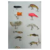 Vintage Fishing Lure Lot 11ct