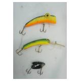 Vintage Fishing Lure Lot 6ct