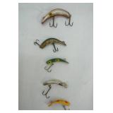 Vintage Fishing Lure Lot 5ct