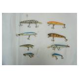 Vintage Fishing Lure Lot 8ct