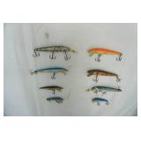 Vintage Fishing Lure Lot 8ct