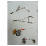 Vintage Fishing Lure Lot Spinners