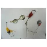 Vintage Fishing Lure Lot Spinners