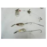 Vintage Fishing Lure Lot Spinners