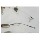 Vintage Fishing Lure Lot Spinners