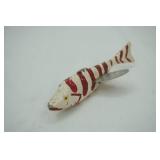 Vintage fishing Decoy , K . Sletten