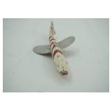 Vintage fishing Decoy , K . Sletten