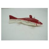 Vintage ice spearing decoy