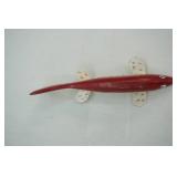 Vintage ice spearing decoy