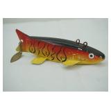 Vintage ice spearing decoy