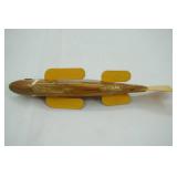 Vintage ice spearing decoy