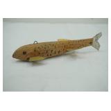 vintage ice spearing decoy