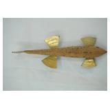 vintage ice spearing decoy
