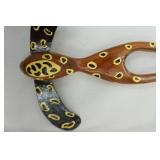 Wooden Decoy Frog Type 8"