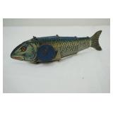 1936 Marx Toys USA Tin Windup Mechanical Fish