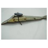 1936 Marx Toys USA Tin Windup Mechanical Fish