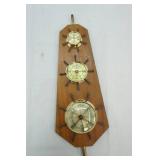 Vintage Nautical Thermometer Barometer