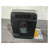 Lasko 18" 1500W Whole Room Ceramic Console Space Heater with Remote, Black, CC18306