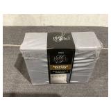 Hotel Style 4-Piece 600 Thread Count Gray Egyptian Cotton Adult Bed Sheet Set, King - Deep Pocket