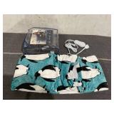 Serta Shiny Sherpa Electric Heated Warming Throw Blanket Penguin Teal