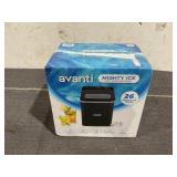 Avanti 26 lb Bullet Ice Maker, Black Stainless Steel