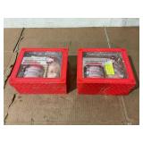 LOT OF 2 The Creme Shop Hello Kitty Peppermint Cocoa Spa Set-12.36 oz Bath Crystals+14.1 oz Sugar Body Scrub