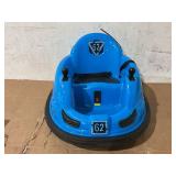 6V Blue Glow Bumper Car, Battery Powered Ride on for Children, Ages 1.5+, by Flybar