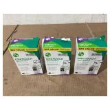 LOT OF  3 OneTouch Verio Reflect Blood Glucose Meter | Blood Glucose Monitoring System Includes Blood Sugar Meter, Lancing Device and 10 Sterile Lancets