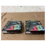 LOT OF 2 Xtreme Lit 6.5ft LED Neon Flex Light Strip, New Memory Wire, Multi-Color, Lightweight 0.4 lb, 6.3"